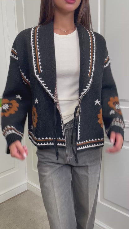 Cardigan fantasia etnica Vicolo - 7AC7141 -